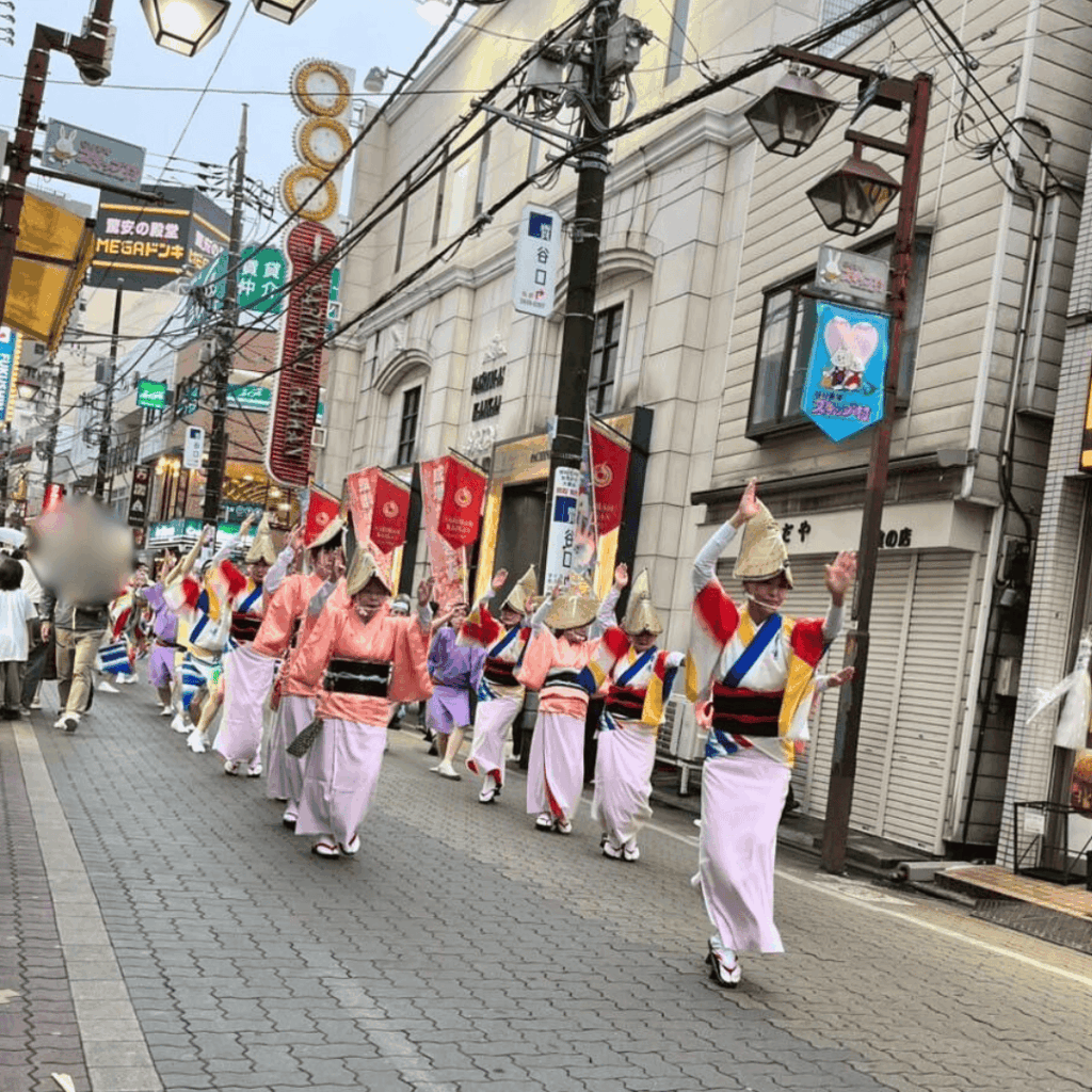 【第19回】成増スキップ村アニバーサリーイベントで4蓮合同の阿波おどりに参加しました(板橋区議会議員 近藤タカヒロ)