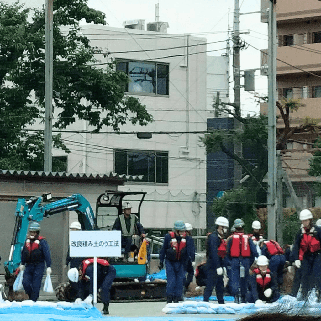 【板橋区の水害対策】板橋区・消防署・消防団合同水防訓練が旧板橋第九小学校で開催されました(板橋区議会議員・近藤タカヒロ)