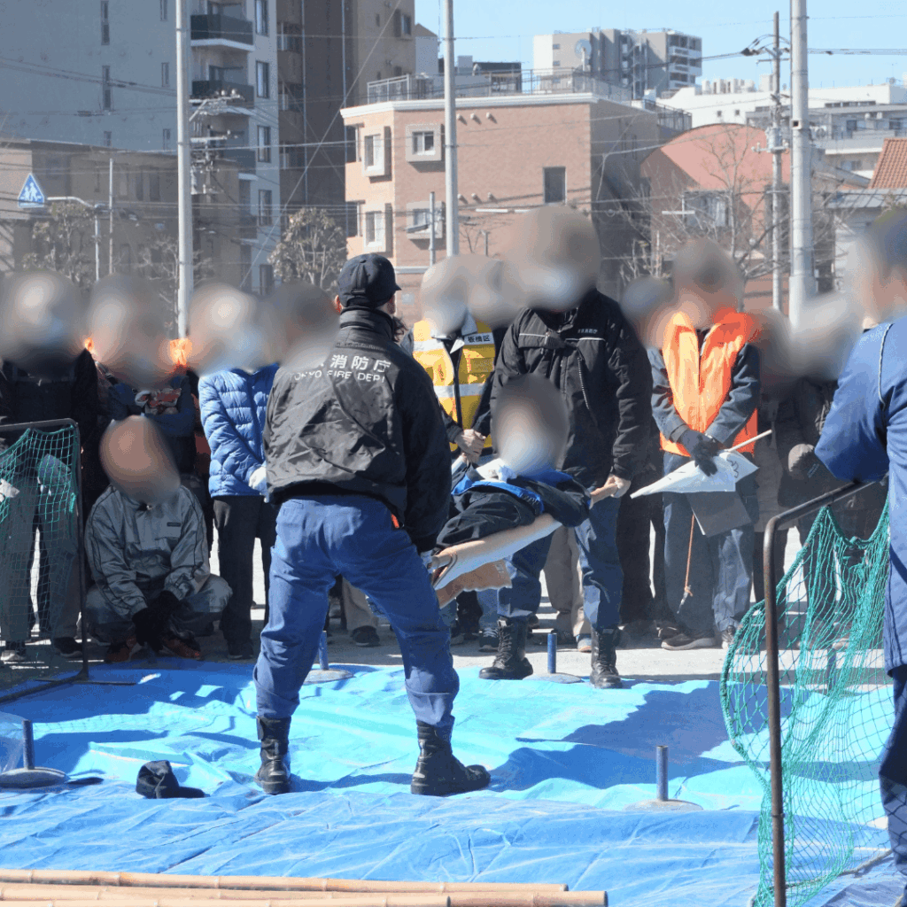 【板橋区】板橋区立赤塚第二中学校で「総合防災訓練」に見学・参加いたしました(板橋区議会議員 近藤タカヒロ)